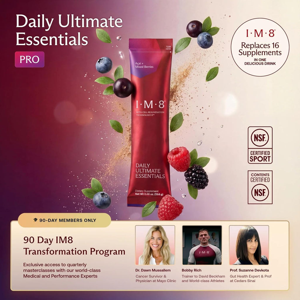 Daily Ultimate Essentials All-in-One Multivitamin Supplement, 92 Nutrient Rich Ingredients CoQ10, Probiotics
