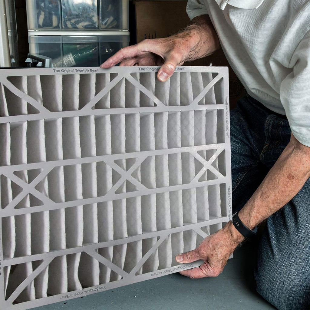 3 Pack Pleated Air Filter, Air Bear MERV 11 for HVAC/Furnace, 20x25x5 in.