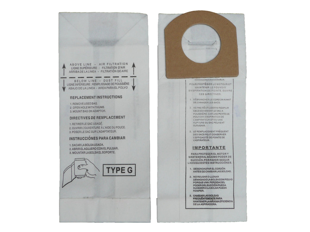 EnviroCare Replacement Vacuum Cleaner Bags Designed to Fit Royal Type G Hand Vacuums 3 Pack