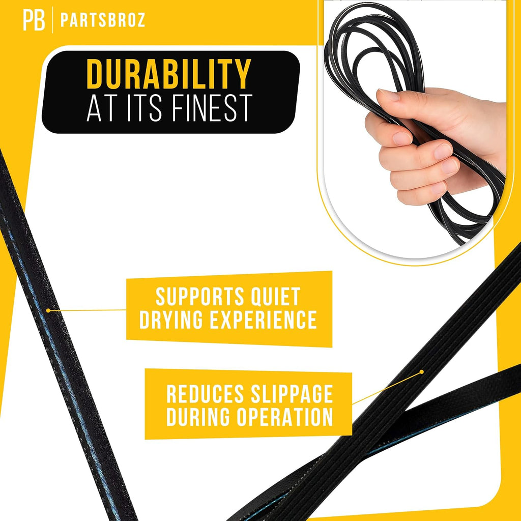 WP40111201 40111201 Dryer Belt Drive for Whirlpool SpeedQueen Amana 821089