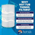 Hot Tub Things Advanced Spa Filter Replacement Cartridge