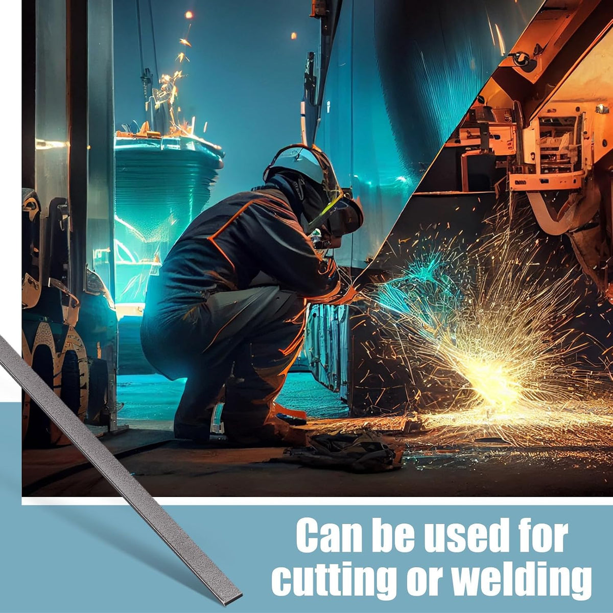 1 Pcs 2 x 1/4 x 48 Inch Steel Flat Bar Metal Stock Hot Rolled Steel Plate Solid Plain Metal Flat Bar Stock