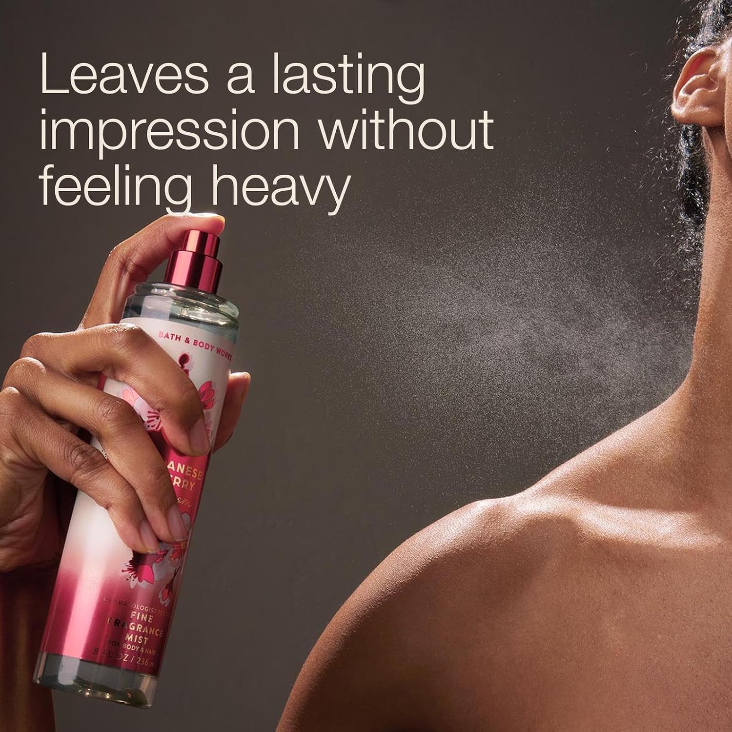 Japanese Cherry Blossom Fine Fragrance Mist, Body Spray & Perfume for Women, Long-Lasting Personal Fragrance, Iconic