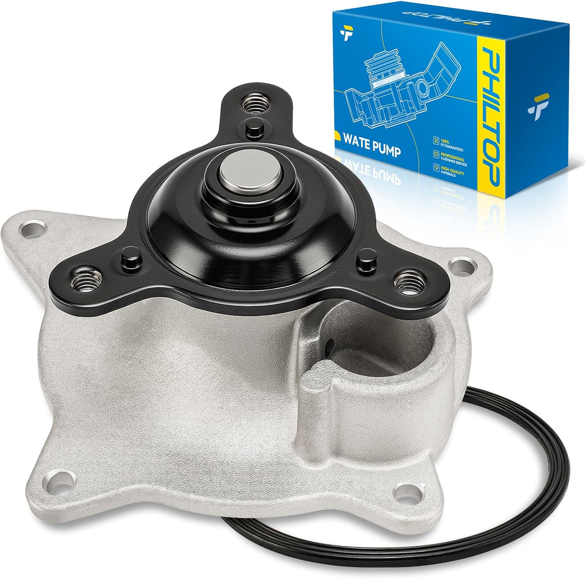 PHILTOP AW7165 Engine Water Pump w/Gasket for Dodge Grand Caravan 2001-2007