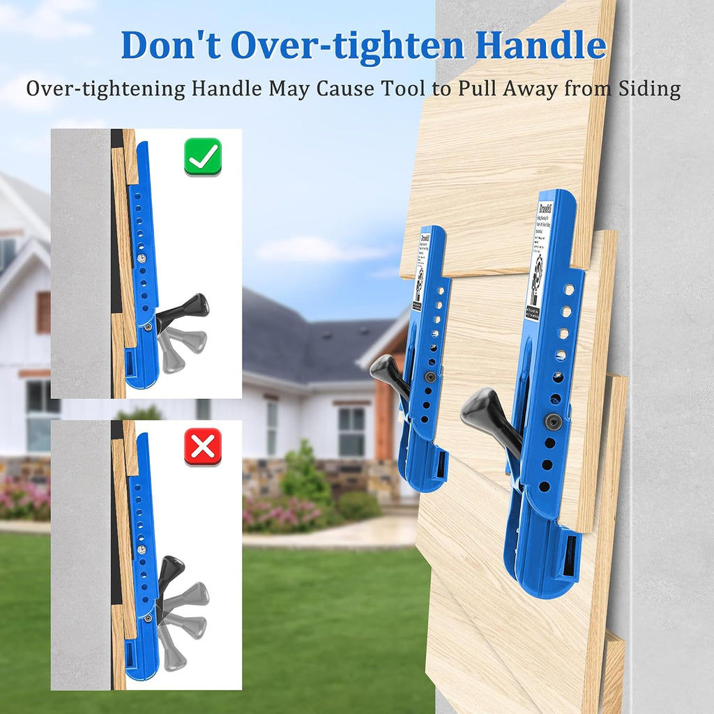 Siding Tools Compatible with 5/16- Inch Fiber Cement Siding
