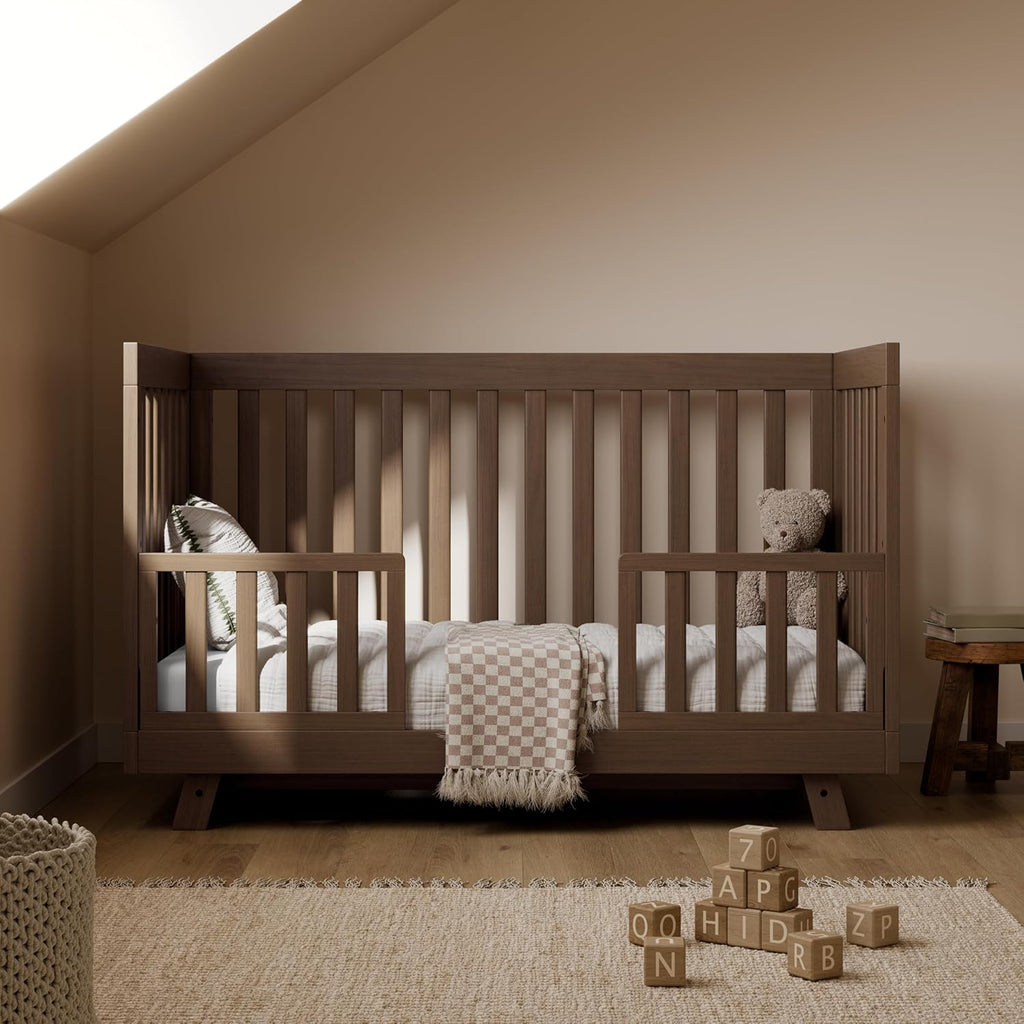 Beckett 3-in-1 Convertible Crib – GREENGUARD Gold Certified, Fits Standard Crib Mattress, Converts to Toddler Bed and
