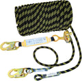 50FT Rope Harness Safety Lanyard, Roofing Fall Protection Rope