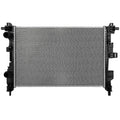 OCPTY 13533 Engine Coolant Radiator Fit for Fiat 500X 2016-2018 2.4L