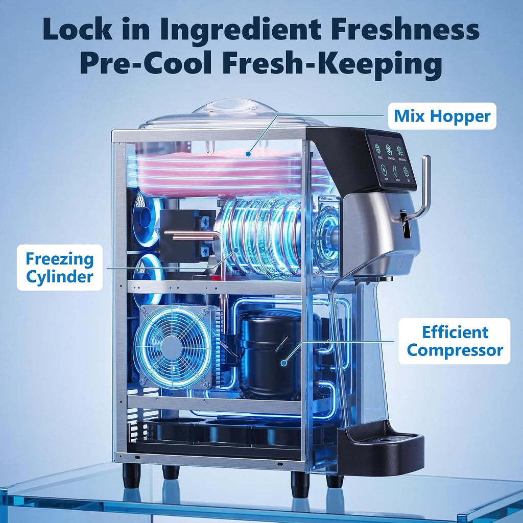Commercial Soft Serve Ice Cream Maker Machine