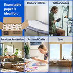 Medical Exam Table Paper, Smooth Table Paper, 20-21 inches x 225 feet, Case of 12 Rolls