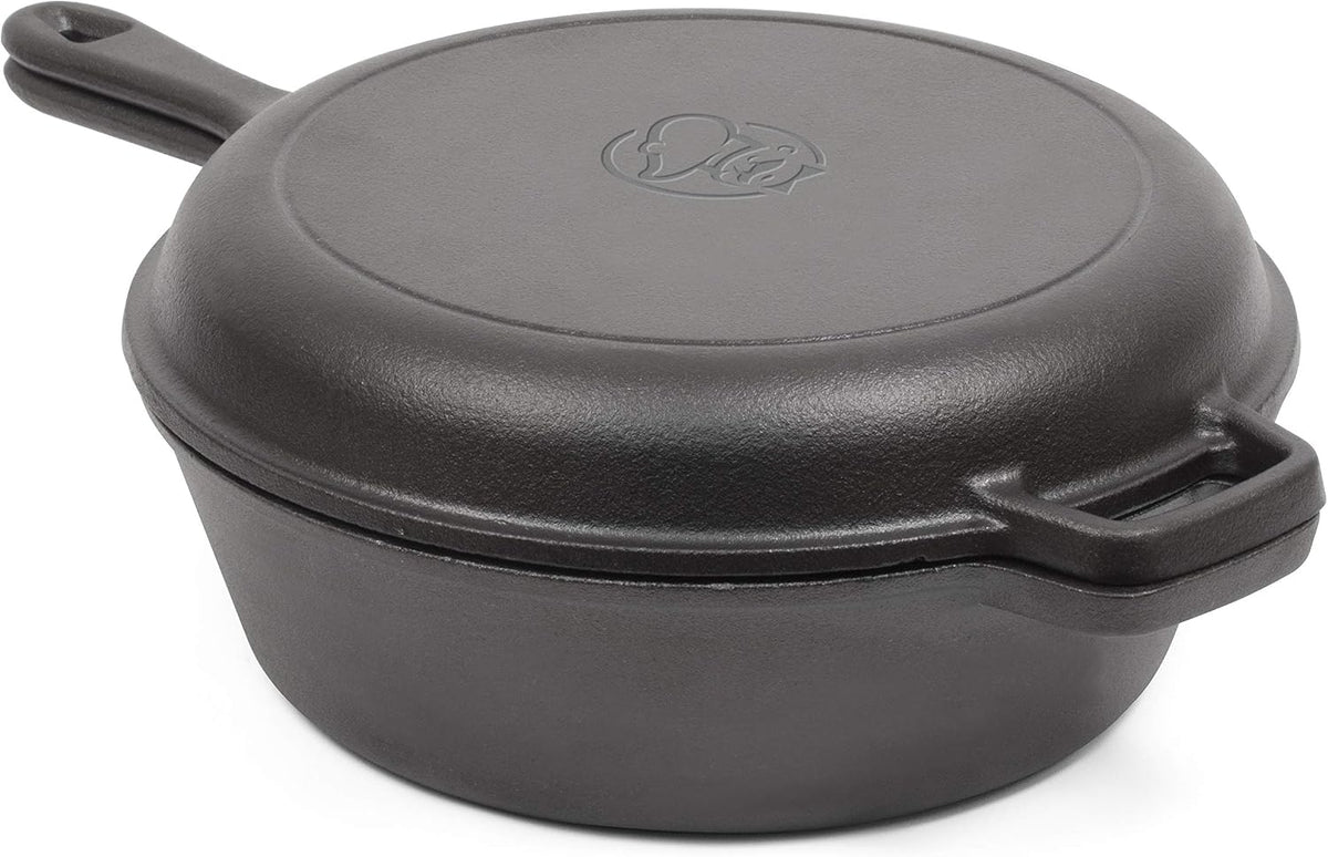 2-in-1 3-Qt. Dutch Oven, 10.25-Inch Skillet Lid, CHFL3CC