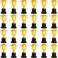 Mini Trophies, 4 Inch Mini Gold Award Trophy Cup, Plastic Gold Award Trophy Cups, Golden Award Trophy Cups Set for