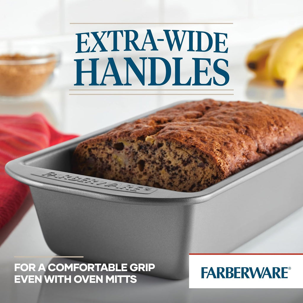 Bakeware Nonstick Loaf Pans for Baking, 9-Inch x 5-Inch, Gray