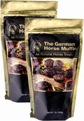 STONEMUSLE The German Horse Muffin All Natural Horse Treats 1lb (Pack of 2)