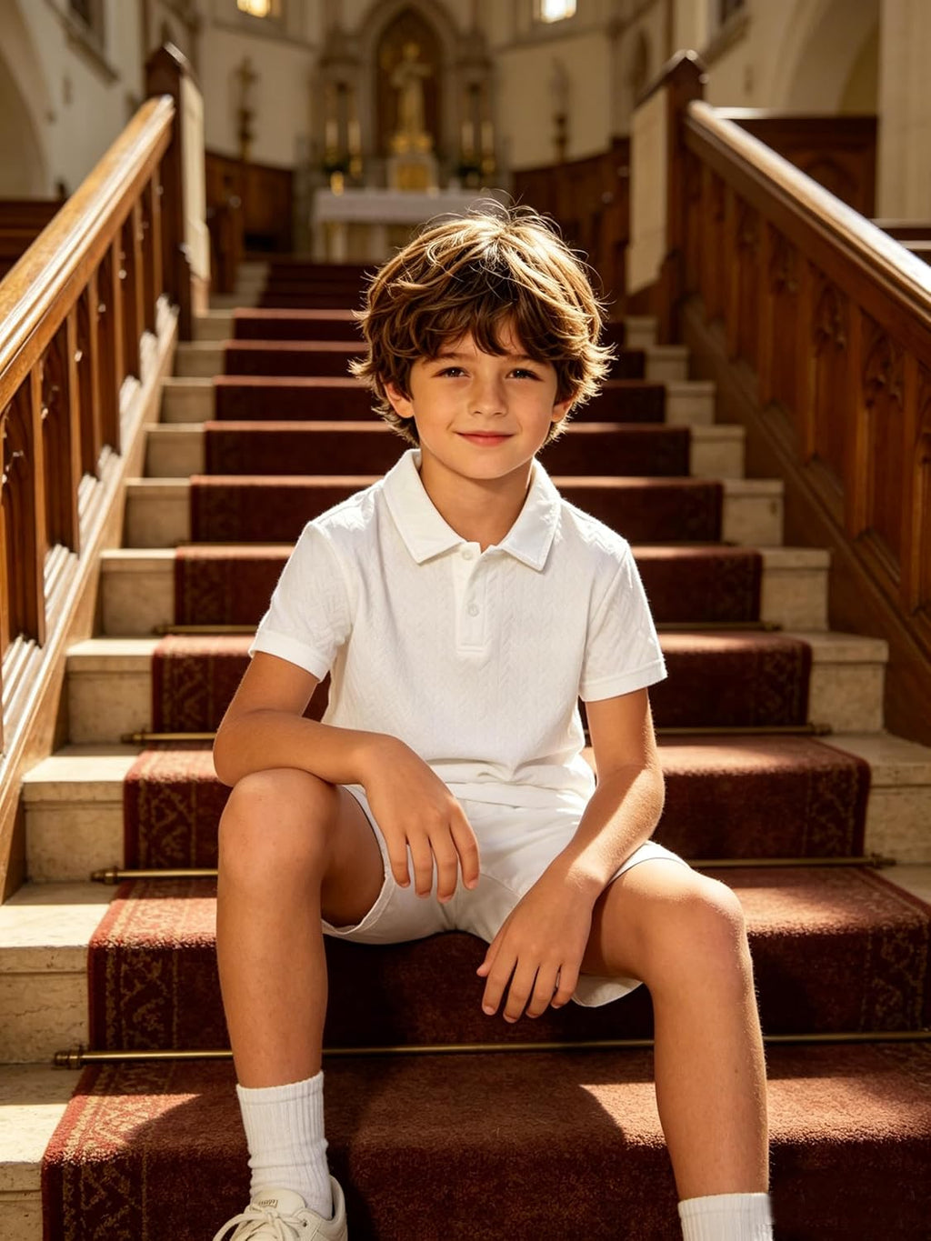 Boys Summer Clothes Texture Tops Polo Shirts Tees for Kids | 3 Piece,Boys Polo Shirts,Short Sleeve,School