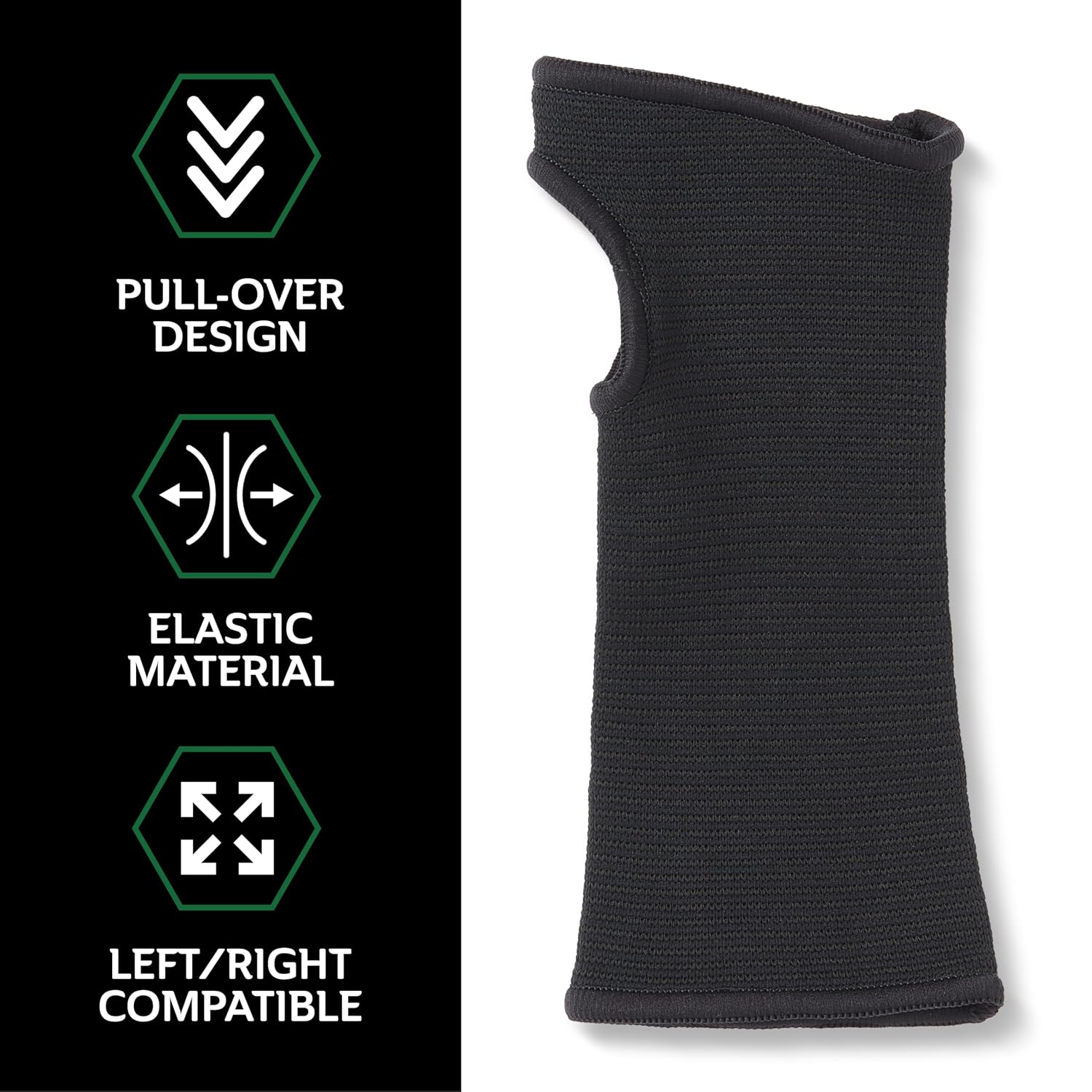 Elastic Pull-Over Wrist Support, Wrist Brace Sport Wrist Support for Fitness, Weightlifting, Tendonitis, Carpal