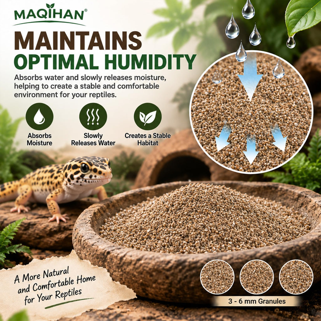 14OZ Vermiculite for Reptiles - Terrarium Substrate Bedding