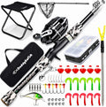 Kids Fishing Pole - Rod Reel Combo Tackle Box Starter Set - First Year Small Dock Gear Kit for Boys Girls Toddler