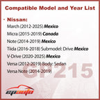 EPAuto GP215 (CA11215) Engine Air Filter Replacement for Nissan