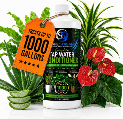 Complete Plant Dechlorinator & Tap Water Conditioner – Removes Chlorine & Chloramine for Hydroponics, House Plants