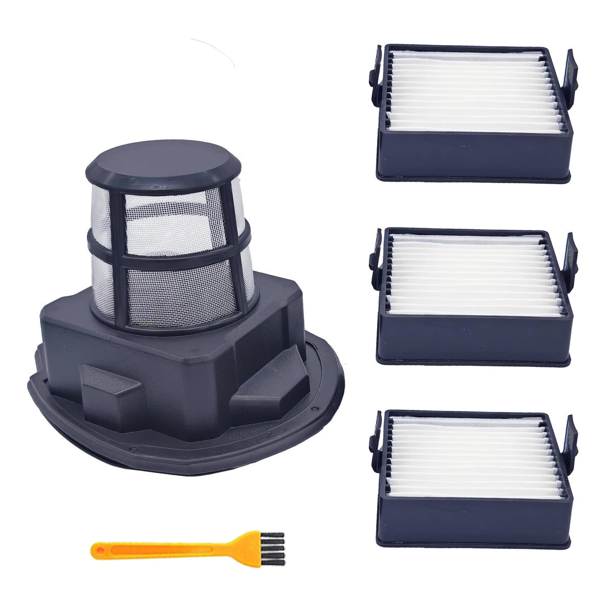 Nicever 3-Pack HEPA Filter & Mesh Screen for Ryobi 18V P7131