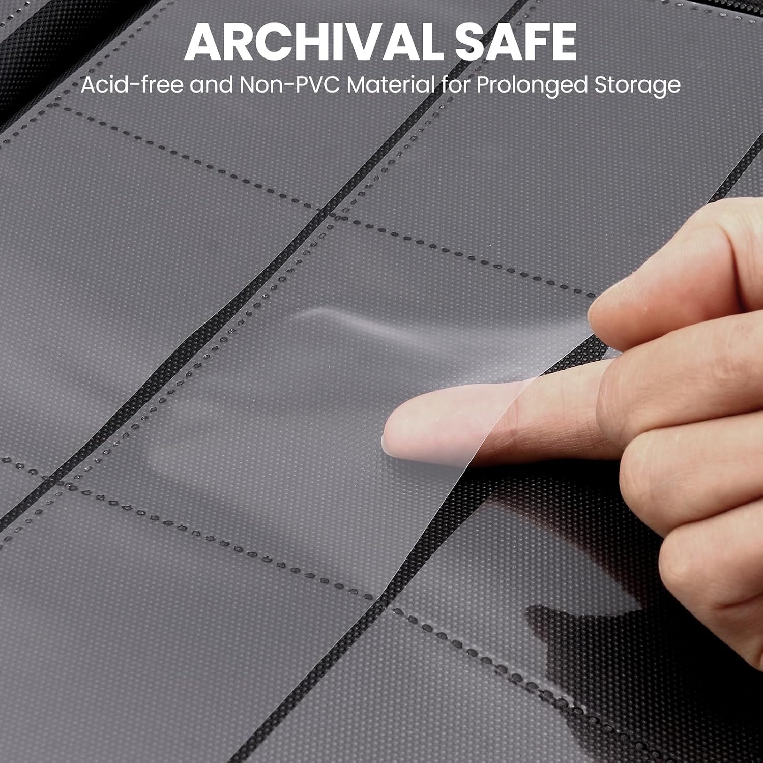 9 Pocket Card Binder, Premium Zip Trading Card Binder, 540 cards, Side-Loading Pages, Folder for Collectible Card