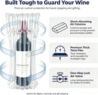 Wine Bottle Travel Protector Bags, 10 Pcs Inflatable Wine Shipping Sleeves