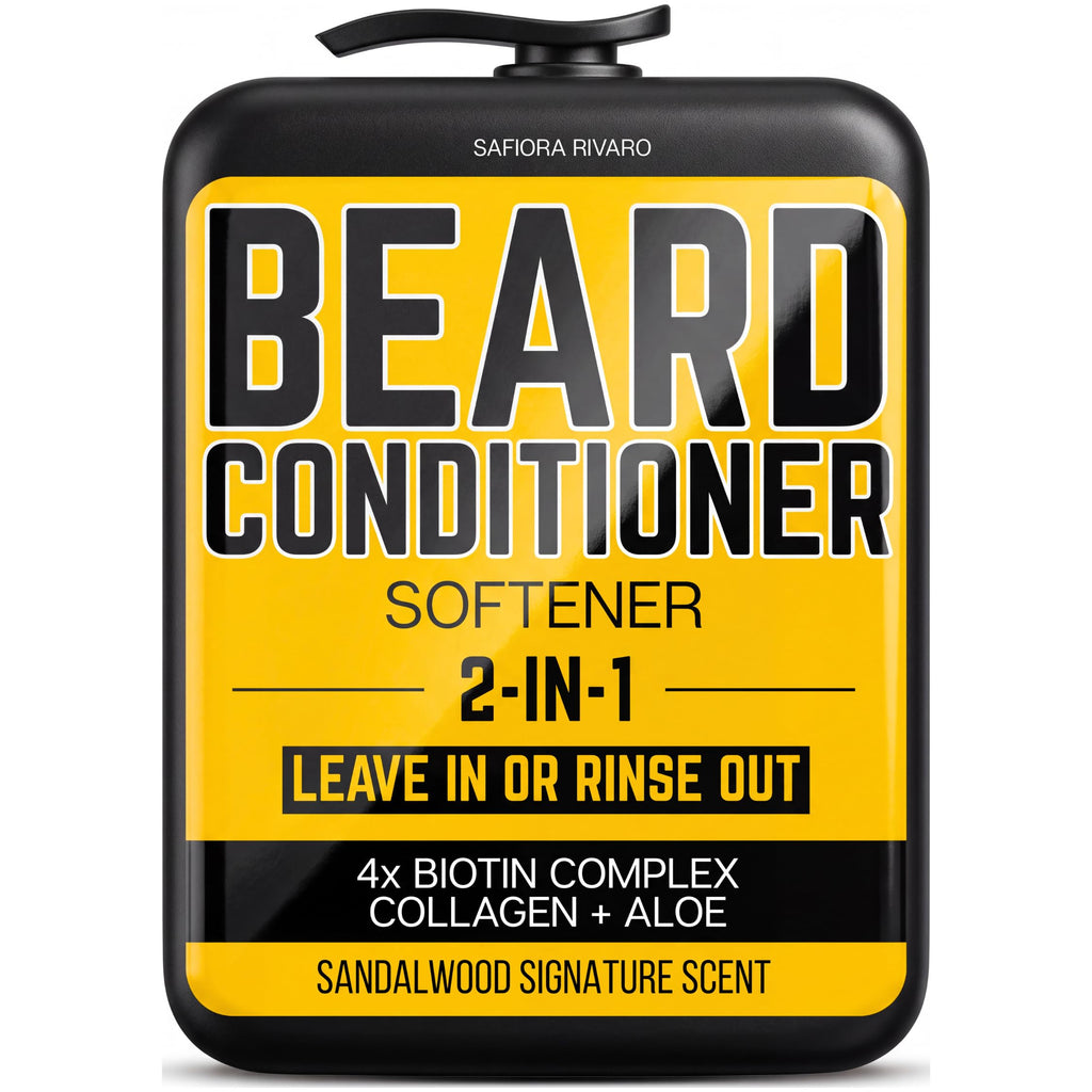 Leave In Beard Conditioner & Softener for Men with Biotin for Beard Growth