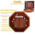 Farkle Luxury Edition Brown Dice Tray