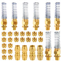 32PCS Brass DOT Air Brake Hose End Fitting Assortment Kit for Replacement