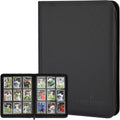 9 Pockets Card Binder,Premium Zip Trading Card Binder,540 Double Sided Pocket PU Collection Binder, Collector Album