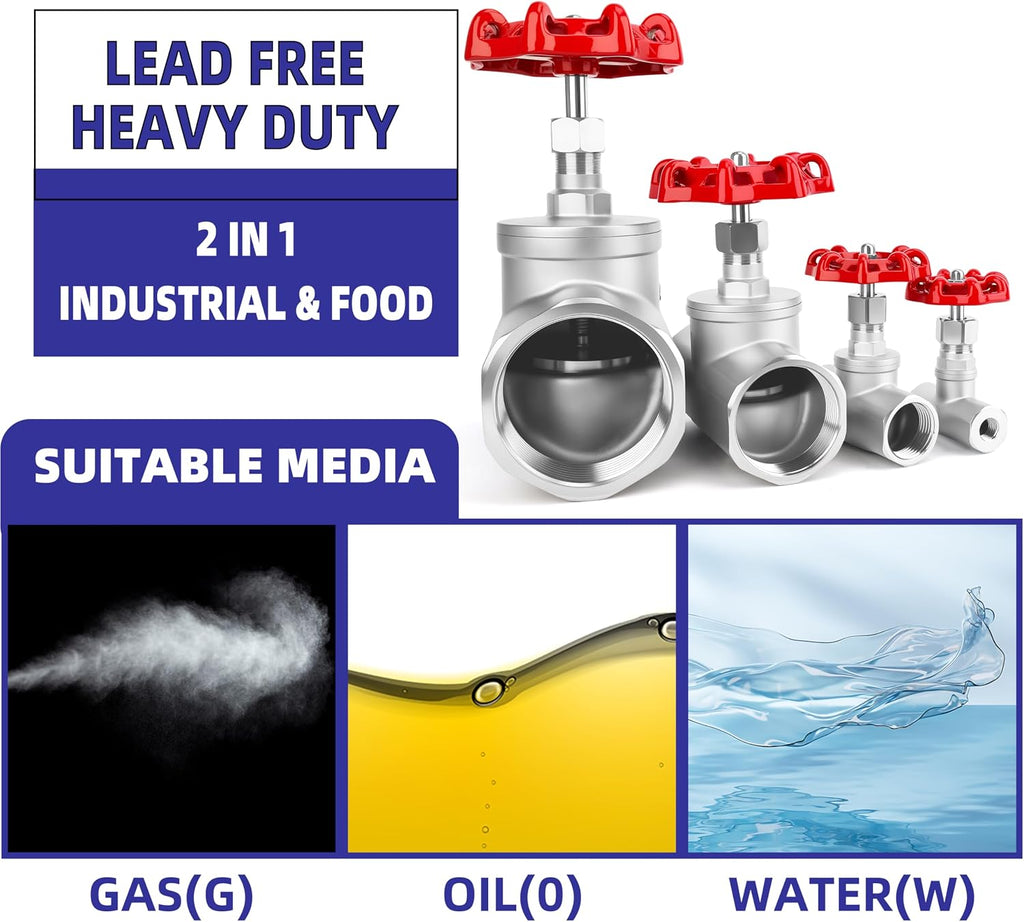 3/4" NPT B-Type Straight Pattern Globe Valve, Stainless Female Thread, DN20