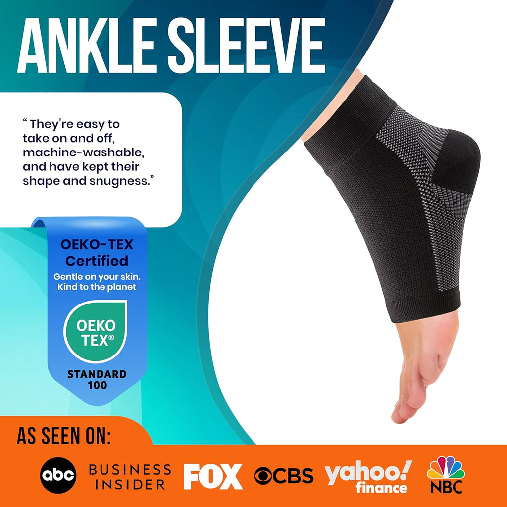 Ankle Brace Socks - Ankle Compression Sleeve - Foot Brace for Women & Men