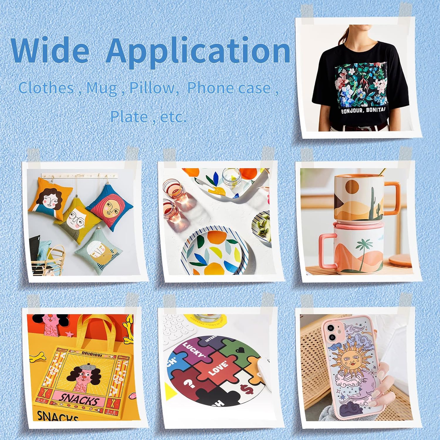 Sublimation Paper 11x17 Inch - 120 Sheets Easy to Transfer Sublimation Paper for T-shirts, Tumblers, Mugs (A3) | High