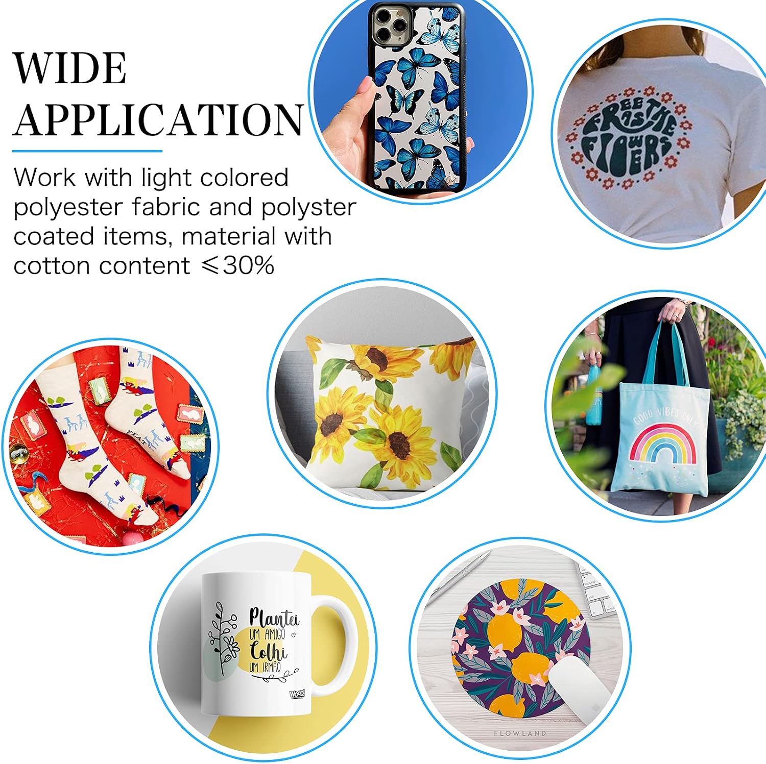 Sublimation Paper for T-Shirts & Mug,150 Sheets 120g 8.5x11 Inch A4 | Smooth Jam-Free & Instant Dry:High Transfer
