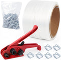 Woven Cord Banding Strapping Kit - Woven Strapping Kit Poly Pallet Packaging Banding Tool Strapping Tool Strapping