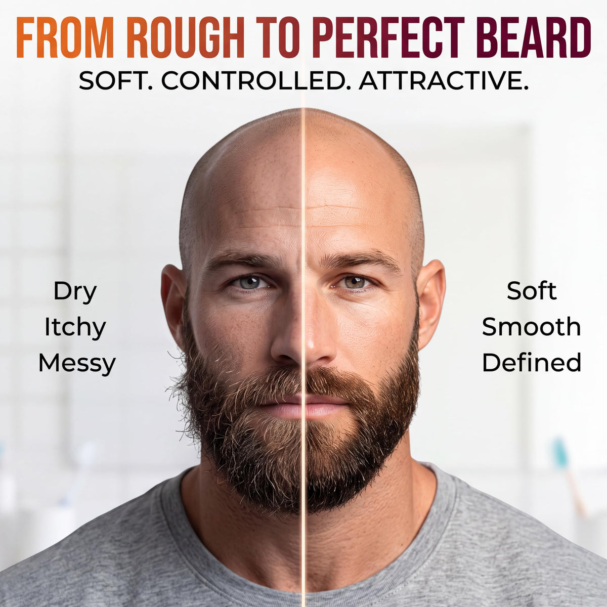 Beard Conditioner for Men, Leave In Biotin Beard Softener for Beard Growth
