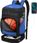 Basketball Backpack Bag Large Sports Bag with Separate Ball holder & Shoes compartment, Best for Basketball