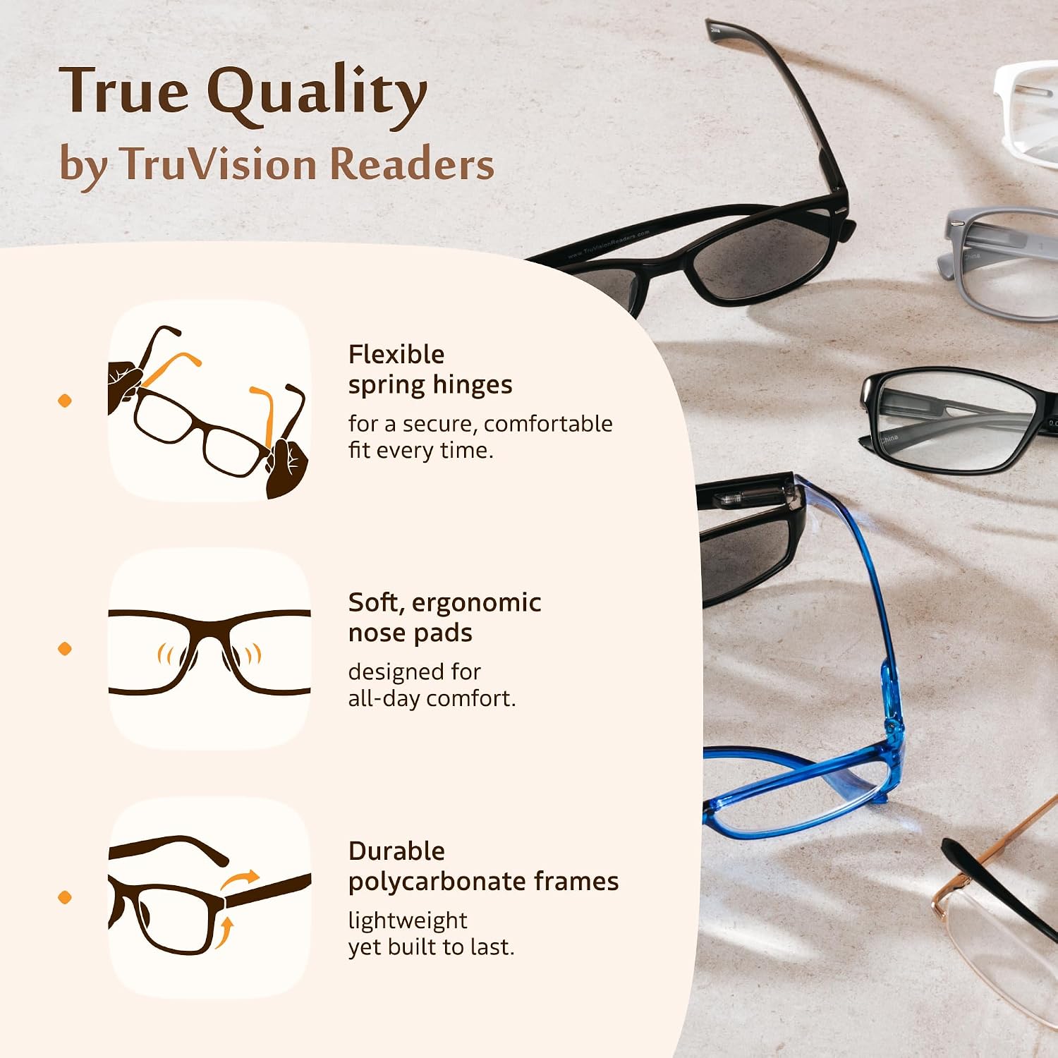 9509 Reading Glasses 1/3 PK, Men and Women +1.00-4.00