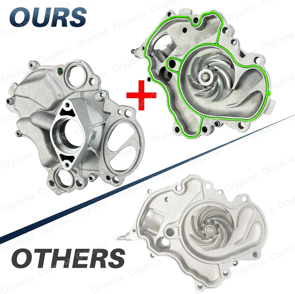 Mopar 68211202AA Water Pump for Ram 1500, Jeep 2014-2019 - Replaces 68211202AB, US8161, 43127BH