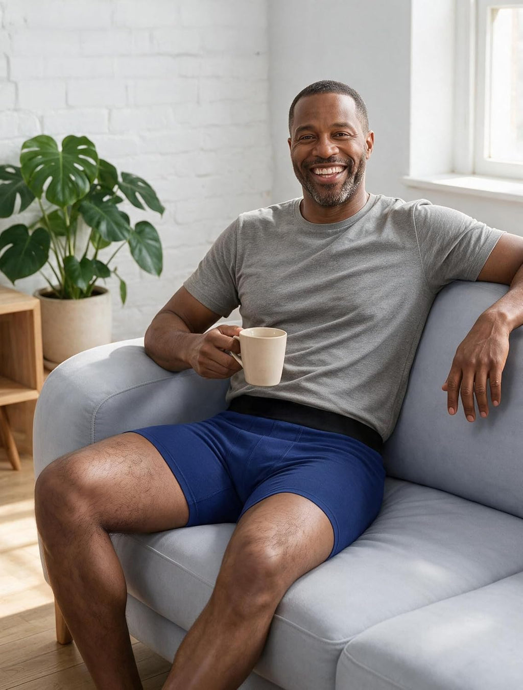 Men's Incontinence Underwear Cotton Boxer Briefs 5 Pack