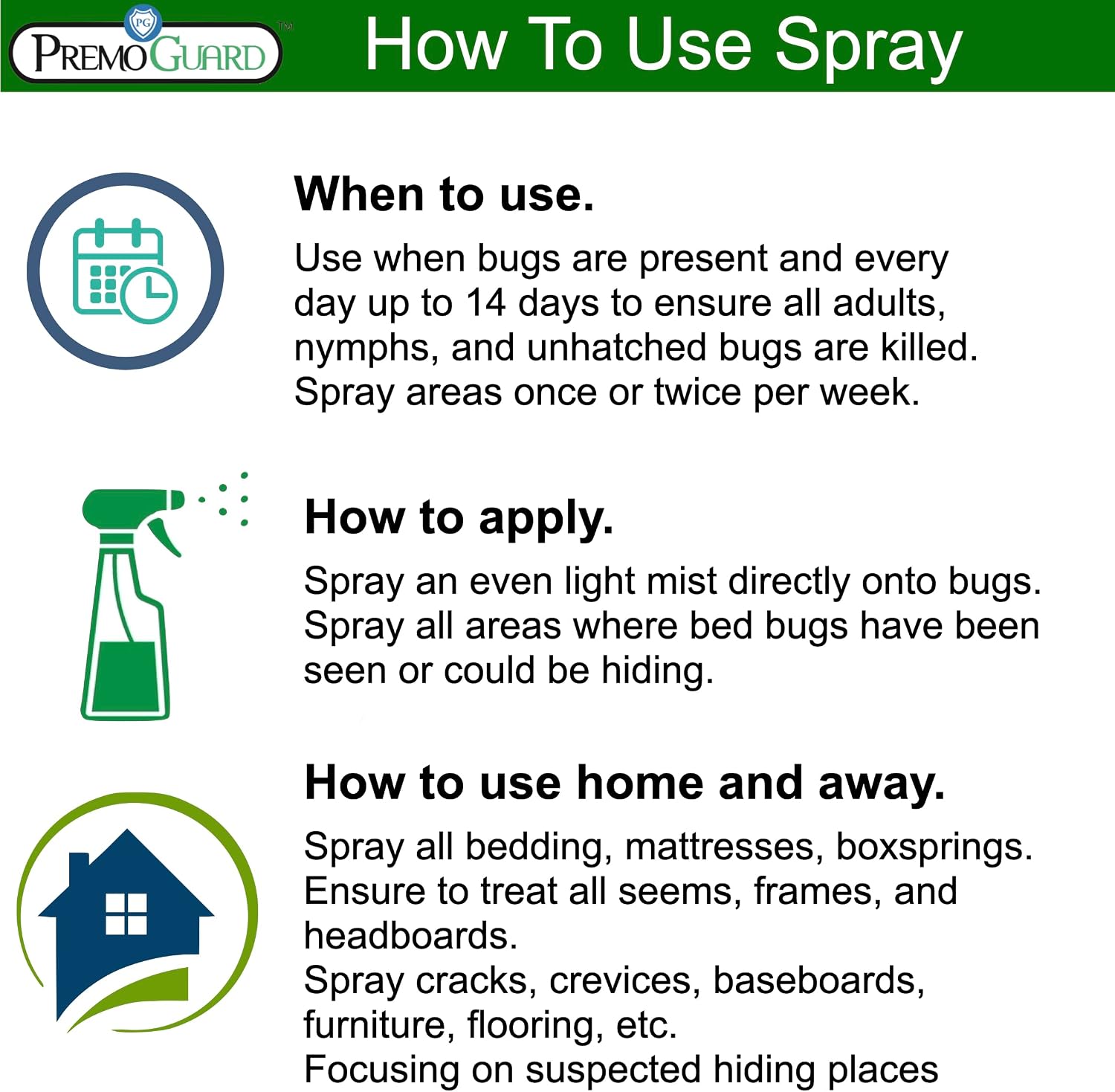 Bed Bug & Mite Killer Spray – University Tested 100% Kill Rate | Natural, Safe for Bedding, Furniture, Fabrics, and