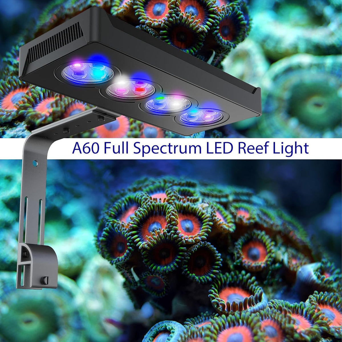 Aquarium Light 60W Reef Light for Coral SPS LPS Saltwater Light