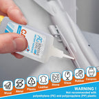 Adhesive Guru CA Glue with Activator (2x1.7 oz - 2x6.76 fl oz) - Premium Cyanoacrylate Super Glue for Woodworking