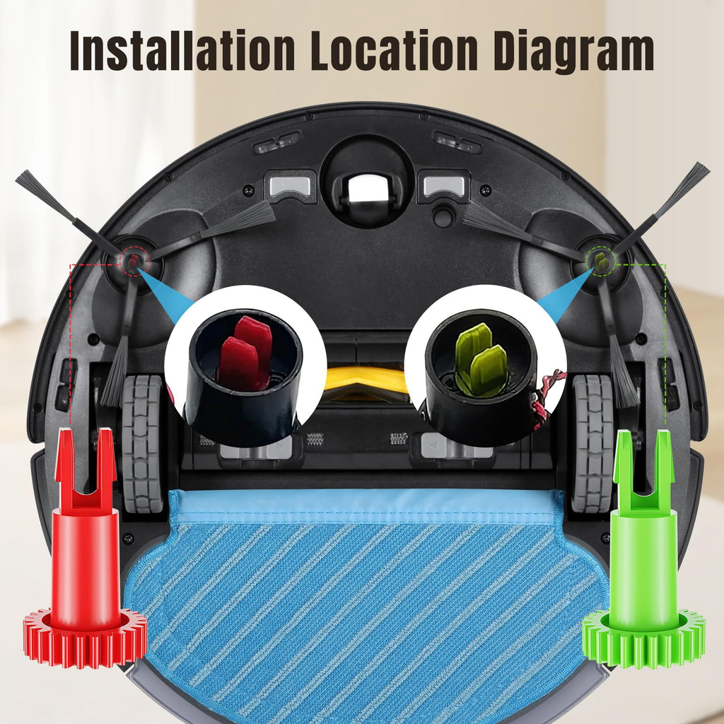 Side Brush Motor Snap Gear for ECOVACS DEEBOT OZMO 950/ T8/ T9 Robot Vacuum