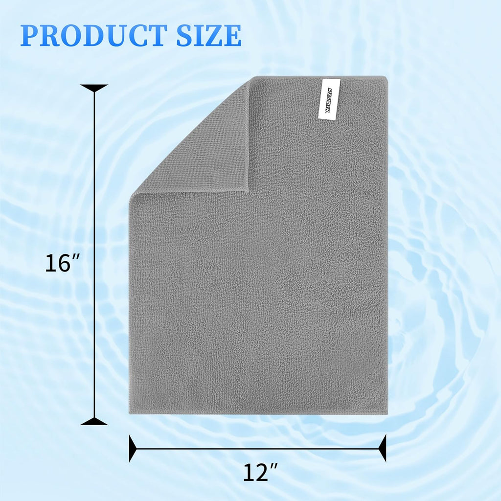 Microfiber Cleaning Cloth - Pack of 50, Microfiber Towels for Cars 16 x 12 in, Highly Absorbent Cleaning Rags