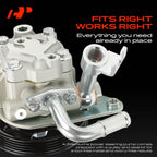 A-Premium Power Steering Pump, with Pulley & Bracket & Compatible with