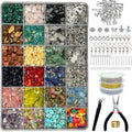 Jewelry Making Supplies Kit - 1587 PCS Beads, Crystal Beads, Jewelry Pliers, Beading Wire, Earring Hooks, Rings