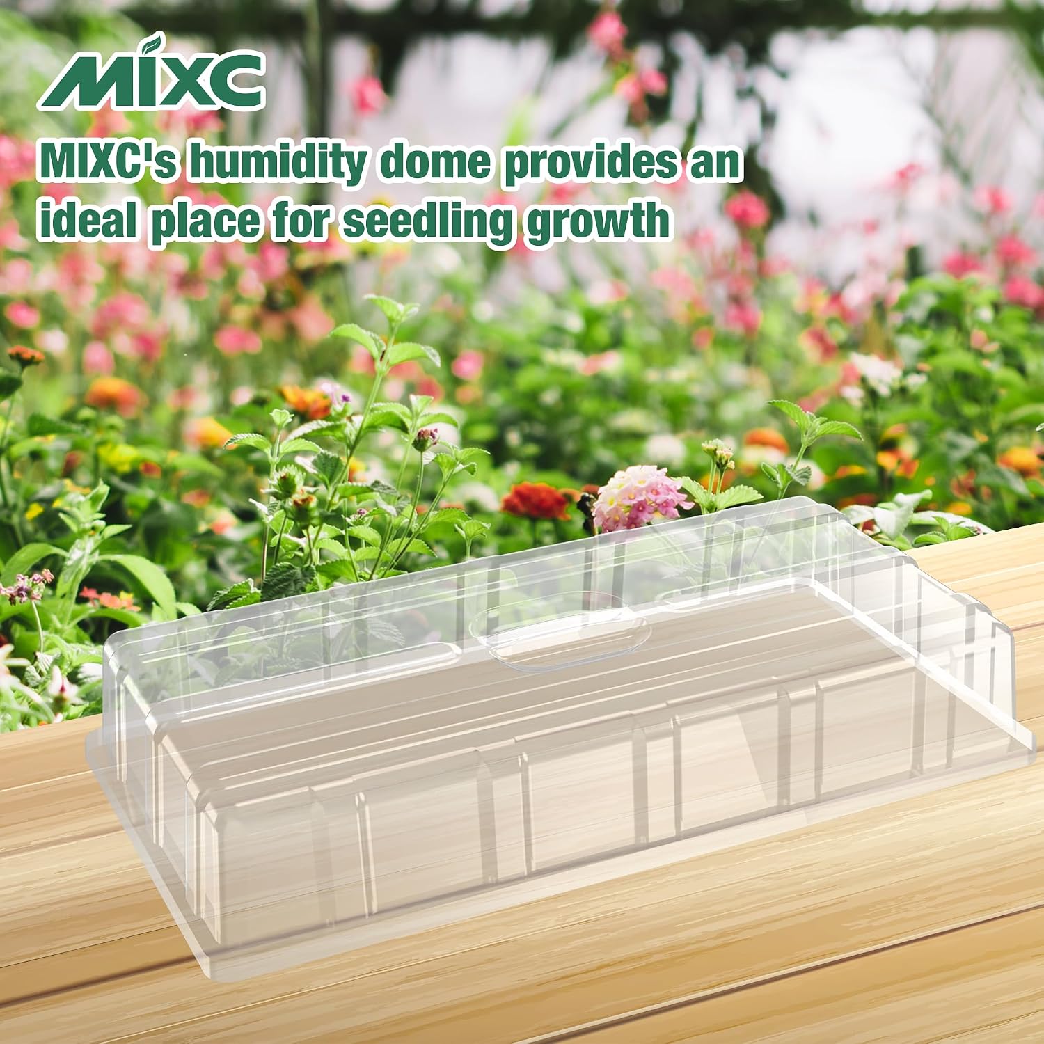 10 Pack Humidity Dome 3.6" Extra Strength, Clear Seed Starter Dome 1020 Tray Covers Humidifying and Insulating for