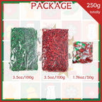 8.8oz Christmas Crinkle Cut Paper Shred